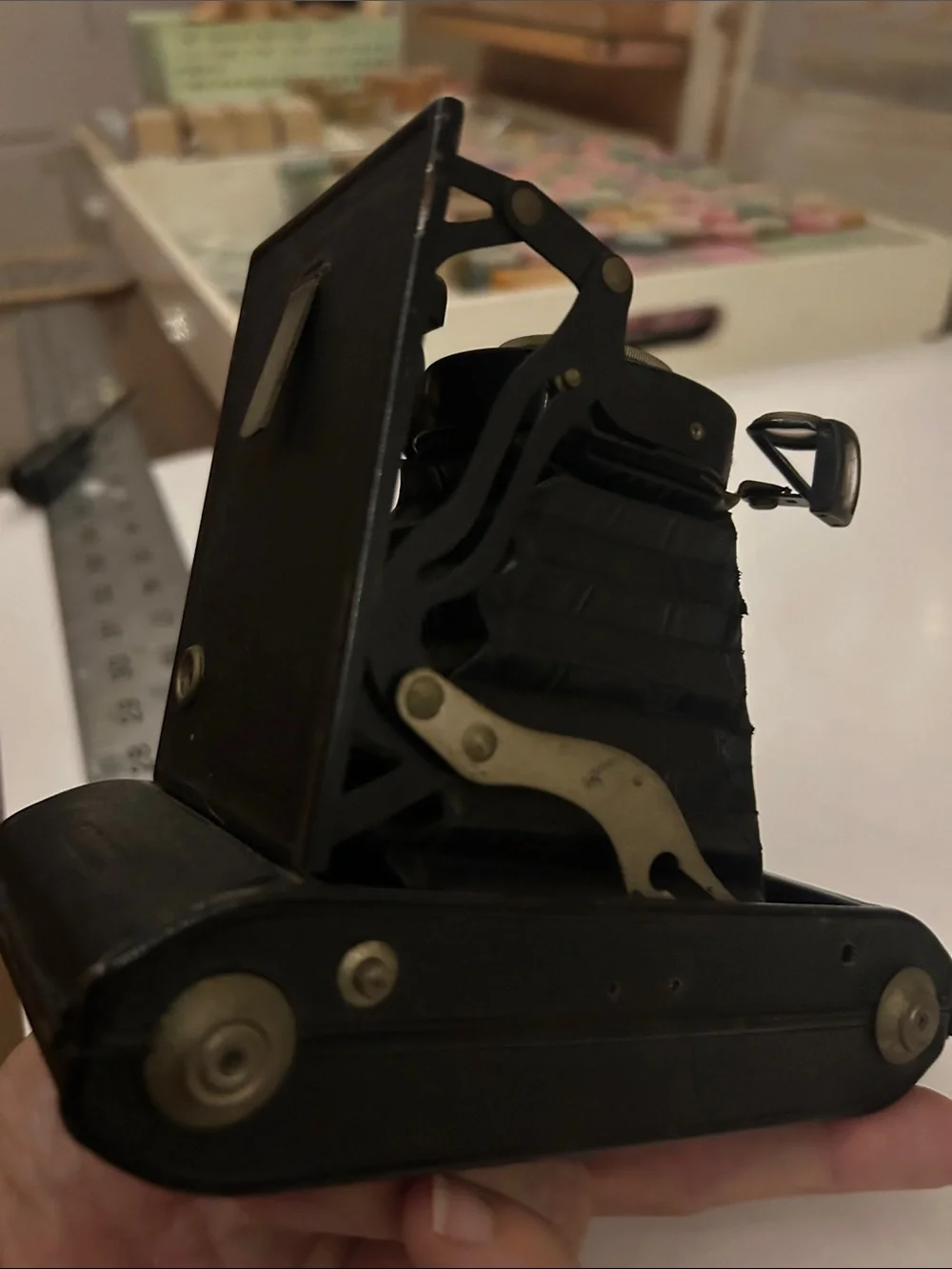 Classic Folding Bellows Camera — Black